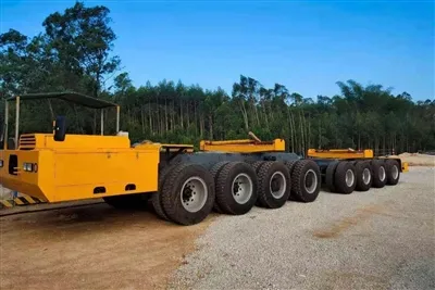 300 T 대들보 디스플레이용 5축 돌리 트레일러